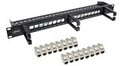 InLine Patchfeld Cat.6A 16-fach mit 3 B&uuml;geln 16 Keystones 19 " 1HE schwarz Power