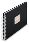 Hama Spiral-Album Fine Art 50 wei&szlig;e Seiten New Black B&uuml;rokleinmaterial (9831)