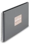 Hama Spiral-Album Fine Art 50 schwarze Seiten Steingrau B&uuml;rokleinmaterial (9841)