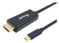 Equip Adapter USB-C -> HDMI 4K30Hz 2.00m sw Digital/Daten Digital/Display/Video...