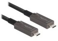 Delock Aktives Optisches USB-C Video+ Daten+ PD Kabel 5 m Digital/Daten...