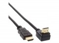 InLine High Speed HDMI mit Ethernetkabel S gewinkelt bis S 30 cm Schwarz...