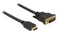Delock HDMI zu DVI 24+1 Kabel bidirektional 10 m Digital/Daten...
