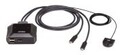 ATEN 2P USB-C 4K DP KVM Switch (US3312)