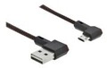 Delock Dual Easy USB 2.0 Kabel A St. auf micro B St gew. m Digital/Daten 2 m (85273)