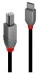 Lindy 3m USB 2.0 Typ C an B Kabel Anthra Line Digital/Daten 3 m (36943)