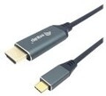 Equip Adapter USB-C -> HDMI 4K60Hz 3.00m sw Digital/Daten Digital/Display/Video...