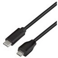 LogiLink USB 2.0 Kabel C/M zu Micro-USB/M 0.5m schwarz Digital/Daten 0,5 m (CU0196)