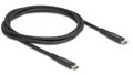 Delock USB 20 Gbps Kabel Type-C Stecker zu PD 3.0 100 W E-Marker 1 m schwarz 1 m