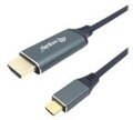Equip Adapter USB-C -> HDMI 4K60Hz 2.00m sw Digital/Daten Digital/Display/Video...