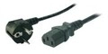 LogiLink Stromkabel IEC 320 EN 60320 C13 M bis CEE 7/7 SCHUKO M Wechselstrom 220/250