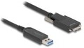 Delock Aktives Optisches Kabel USB 10 Gbps Typ-A Stecker zu Typ Micro-B mit