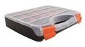 Delock Sortimentsbox mit 17 F&auml;chern 320 x 255 60 mm orange schwarz Schwarz Orange