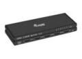 equip HDMI Splitter 2.0 4 Port Ultra Slim 4K/60Hz schwarz 4-Port Schwarz (332717)