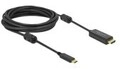 Delock Kabel USB-C> HDMI 4K 60Hz aktiv DP Alt St./St. 5 m Digital/Daten