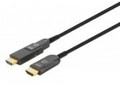 Manhattan Aktives optisches High Speed HDMI-Glasfaserkabel mit abnehmbarem...