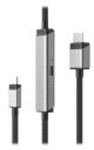 Alogic Adapterkabel USB-C -> HDMI mit 100W PD M/M 2m spacegr Digital/Daten
