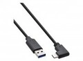 InLine USB 3.2 Kabel Typ C Stecker an A schwarz 0.5m Digital/Daten 0,5 m (35714W)