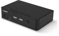 Lindy 2 Port KVM Switch DisplayPort 1.4 USB 3.0 & Audio Schaltet zwischen 2...
