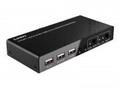 Lindy 2 Port KVM Switch HDMI 4K60 USB & Audio KVM-Umschalter 2-Port Schaltet zwischen