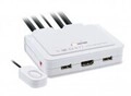 InLine KVM Switch 2-fach HDMI 4K USB mit Audio integr. Kabel 2-Port (62613I)