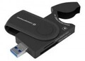 Conceptronic Kartenleser 4 in 1 SD TransFlash microSD SDHC microSDHC SDXC microSDXC
