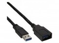 InLine 80er Bulk-Pack USB 3.0 Kabel Verl&auml;ngerung A Stecker Buchse schwarz