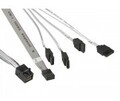 Supermicro Internes SAS-Kabel mit Sidebands &Uuml;berkreuzung 4x Mini SAS HD...
