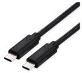 ROLINE USB4 Gen3x2 40Gbit/s Kabel C-C ST/ST 100W 0.5m Digital/Daten 0,5 m
