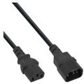InLine 55er Bulk-Pack Kaltger&auml;teverl&auml;ngerung C13 auf C14 schwarz Kabel