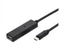 VALUE USB2.0 Verl.k. aktiv C-A ST/BU 10m Digital/Daten 10 m USB 2.0 Schwarz