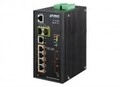 Planet Switch L2+ managed 1 x 10/100/1000 + 4 x UPOE + 2 x SFP an DIN-Schiene