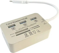 LC Power LC-HUB-C-CR, LC Power USB Hub 3.0 3-Port MULTI extern Typ-C USB-Hub 3