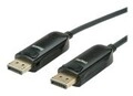 ROLINE DisplayPort-Kabel DisplayPort M bis M 30 m 4K Unterst&uuml;tzung aktiv Schwarz