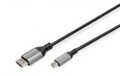 DIGITUS DP Adapterkabel 1.4 2m mini DP->DP 8K@60Hz schwarz Kabel 2 m