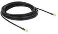 Delock Antennenkabel SMA M bis M 5 m LMR-195 Schwarz (88891)