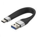 ROLINE USB3.2 Gen2 Kabeladaptr A-C ST/ST 12cm flexibel Digital/Daten 0,12 m