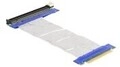 Delock Riser Karte PCI Express x8 Stecker zu x16 Slot mit Kabel 20 cm (88046)