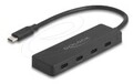 Delock USB 10 Gbps Type-C Hub mit 4 x Buchse schwarz Schwarz (64322)