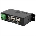 Exsys USB 2.0 HUB 4-Port extern DIN-RAIL Kit 4 (EX-1163HMS)