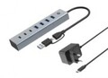 Conceptronic USB-Hub 7-Port 3.0 ->7x3.0 inkl.Power Adapter (HUBBIES20GP)