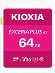 Kioxia LNPL2M064GG4, Kioxia SD-Card Exceria Plus 64 GB Gen 2. Secure Digital SD