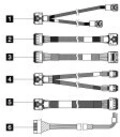 Lenovo ThinkSystem SR650 V3 2.5* Chassis Front BP1 SAS/SATA Cable Kit (4X97A82933)