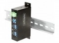 StarTech.com 4-Port Managed USB Hub with 4x USB-A Heavy Duty Metal Industrial Housing