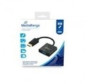 MEDIARANGE VGA Buchse/DP Stecker 15cm schwarz Digital/Display/Video 0,15 m (MRCS173)