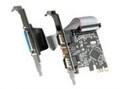 VALUE Adapter Parallel/Seriell PCIe Seriell 2 Anschl&uuml;sse + 1 paralleler Port