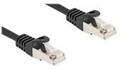 Delock Kabel RJ50 Stecker zu S/FTP 0.25 m schwarz Schwarz (80185)