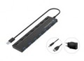 Conceptronic USB-Hub 7-Port 3.0 ->7x3.0 m.Netzteil sw 7 (HUBBIES19BP)
