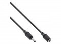 InLine DC Verl&auml;ngerungskabel Stecker/Buchse 4,0x1,7mm 2m Schwarz (26802C)