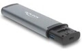 Delock USB 5 Gbps Kartenleser mit SD und Micro Slot Aufbewahrungsf&auml;chern f&uuml;r